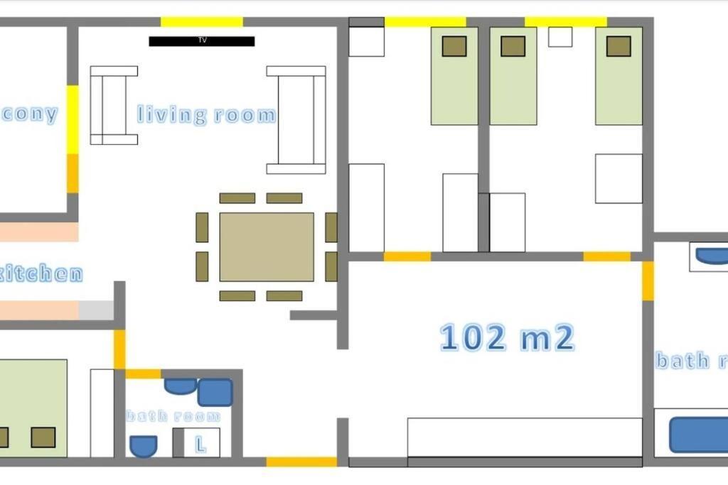 Sunny Day -Arena Zagreb , 2 Bathrooms, 102M², Εξωτερικό φωτογραφία